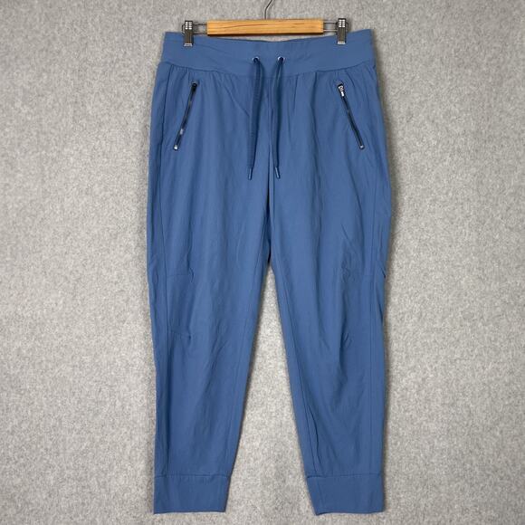 Athleta Cottage Blue Trekkie North Mid Rise Jogger Size 12 - Picture 2 of 11